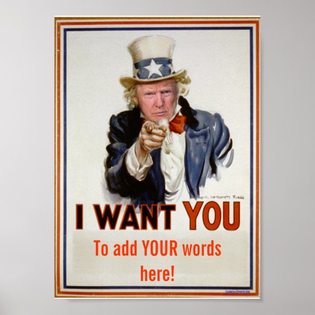 "ajouter VOS mots" Poster (Devant)