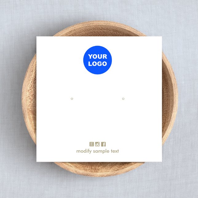 Ajouter Votre Carte D'Affichage D'Oreille Logo (Créateur téléchargé)