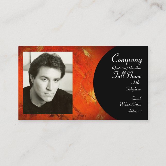 Ajouter votre Carte de visite d'images (Devant)