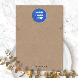Ajouter Votre Collier Logo Kraft Display Card