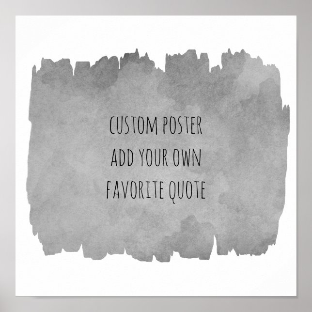 ajouter votre devis aquarelle peinture poster art  (Devant)