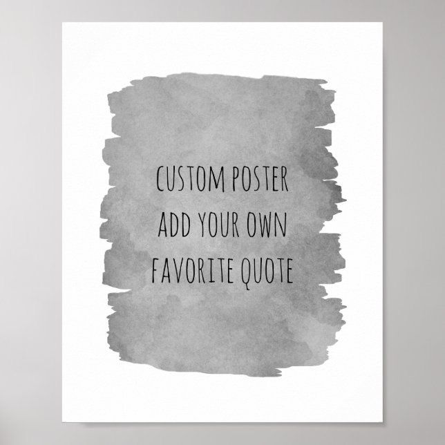 ajouter votre devis aquarelle peinture poster art  (Devant)