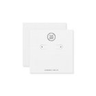 Ajouter votre logo Boucle Boucles d'oreilles Carte