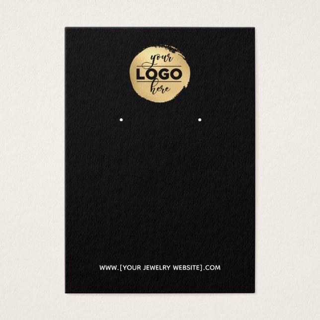 Ajouter votre logo - Carte d'affichage à oreille n (Devant)