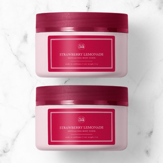 Ajouter votre logo Classic Custom Colors Étiquette (Créateur téléchargé)