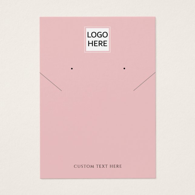 Ajouter Votre Logo Collier Boucles d'oreilles Cart (Devant)