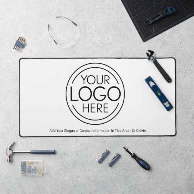 Ajouter Votre Logo Entreprise Moderne Minimaliste (Poste de travail)
