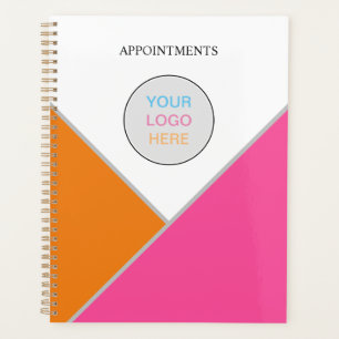 Ajouter Votre Logo Livre De Rendez-Vous Rose Grey