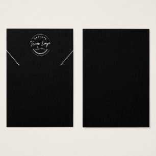 Ajouter Votre Logo Simple Porte-oreille Noir Écran