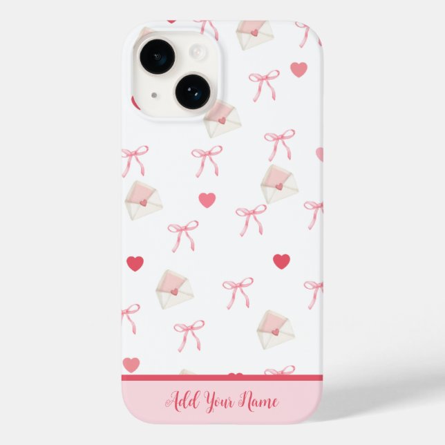 Ajouter votre nom - coque iphone de coeur de la fi (Verso)