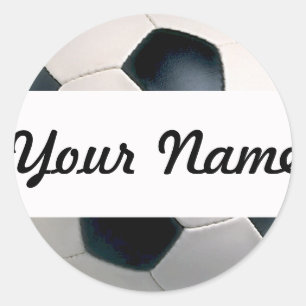 Ajouter Votre Nom Stickers Ball Soccer