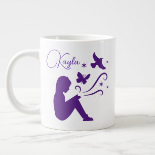 Ajouter votre nom - tasse à café géante
