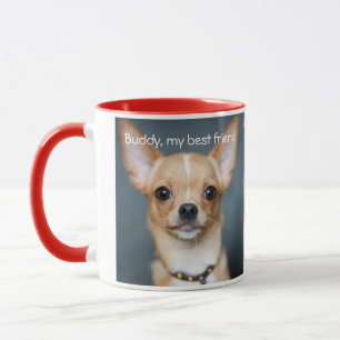 Ajouter votre photo Chihuahua Red Ringer Mug
