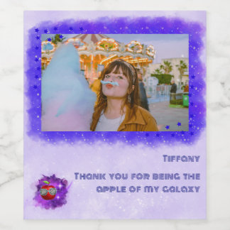 Ajouter votre photo dans Thankful Galaxy Étiquette