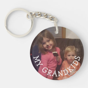 Ajouter votre photo Grandkids à ce Porte - clé