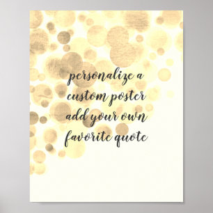 ajouter votre propre affiche de devis pour décorat