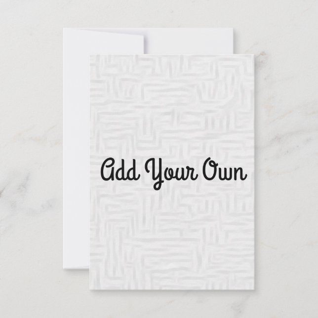 Ajouter votre propre - Invitation (Devant)