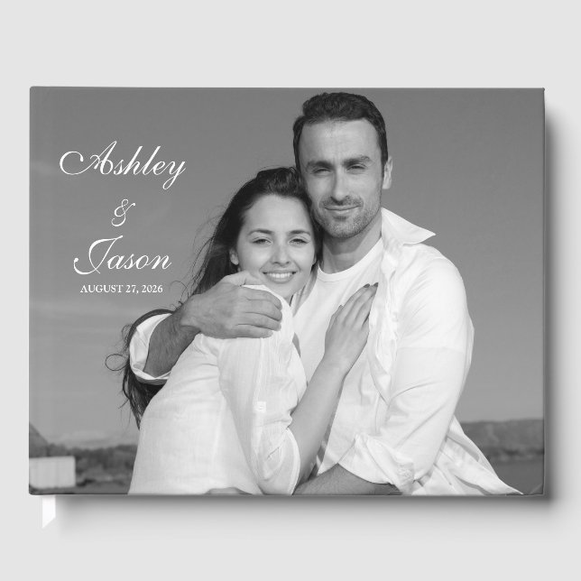 Ajouter votre propre livre d'invité Mariage photo  (Recto)