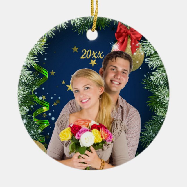 Ajouter votre propre photo Ornement de Noël person (Devant)
