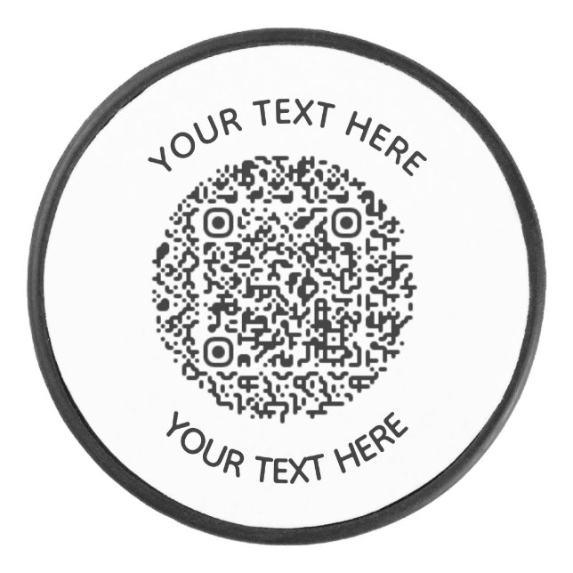 Ajouter votre propre ronde QR Code texte Scan Mini (Devant)