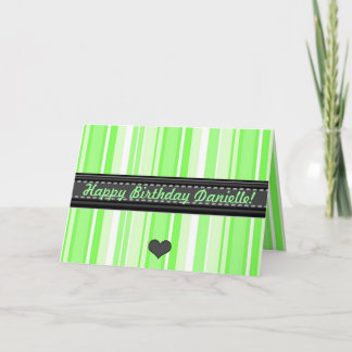 Ajouter Votre Propre Texte Grilles Vertes Carte An