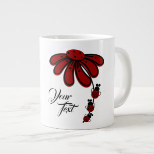 Ajouter Votre Texte Ladybug Gig Jumbo Mug