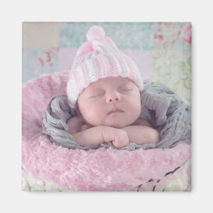 Ajoutez la photo de votre bébé à cet aimant