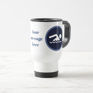 ajoutez la tasse de cercle de sports de natation