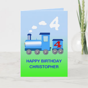 Ajoutez un nom à une 4ème carte d'anniversaire