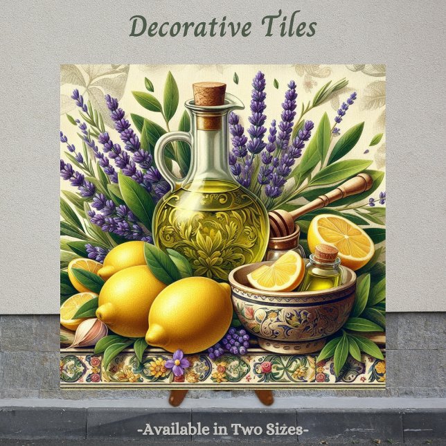 Ajoutez une touche de tradition à votre carreaux d (Italian inspired decorative tile. Perfect tile to display in the kitchen.)