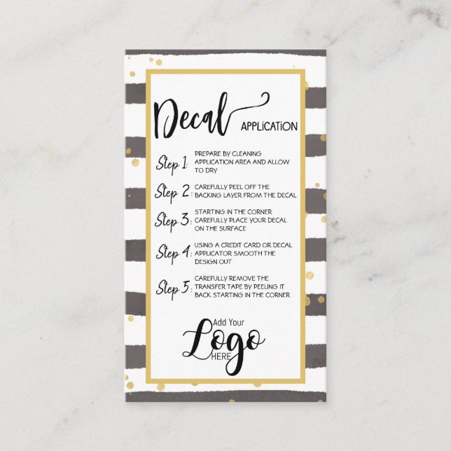 AJOUTEZ VOTRE APPLICATION DE DÉTAILS LOGO CARTES D (Devant)