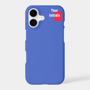 Ajoutez Votre Initial Bleu Royal