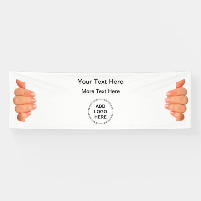 Ajoutez votre logo Bannière promotionnelle d'entre (Horizontal)