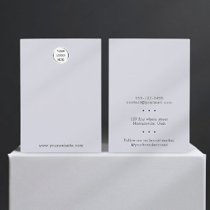 Ajoutez votre logo Carte d'affichage bijoux tout-e