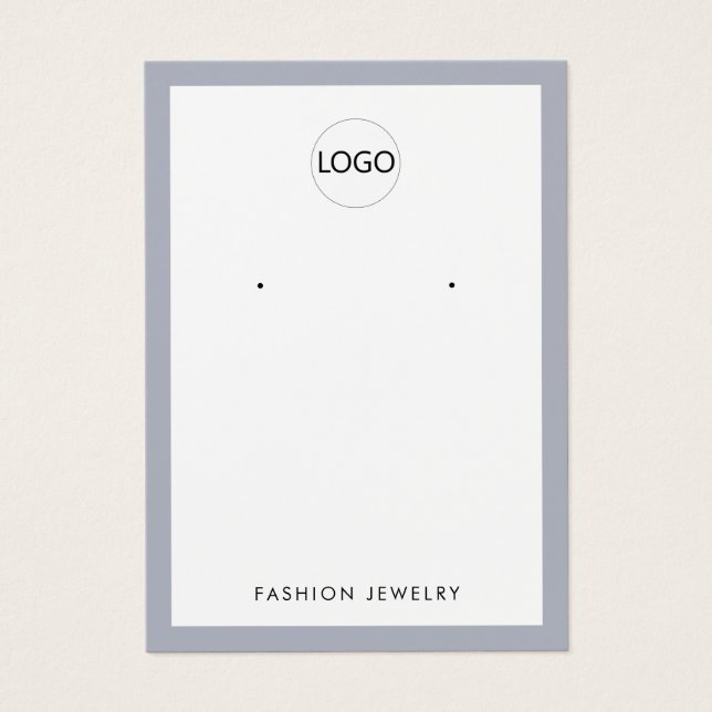 Ajoutez votre logo carte d'affichage moderne et él (Devant)