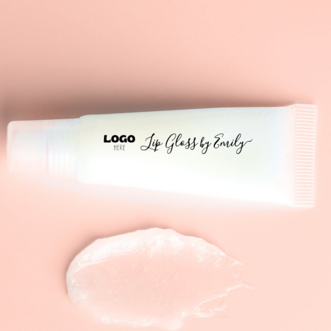 Ajoutez votre logo Clear Lip Gloss Tube Étiquette (Créateur téléchargé)