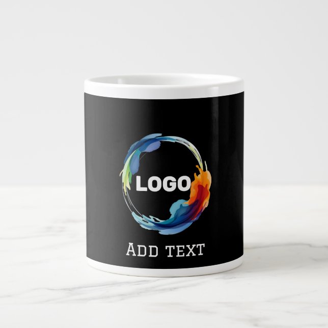 ajoutez votre logo dans une tasse à café géante (Devant)