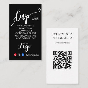 AJOUTEZ VOTRE LOGO Tasse CARTES DE SOINS vinyle af