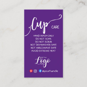 AJOUTEZ VOTRE LOGO Tasse CARTES DE SOINS vinyle af
