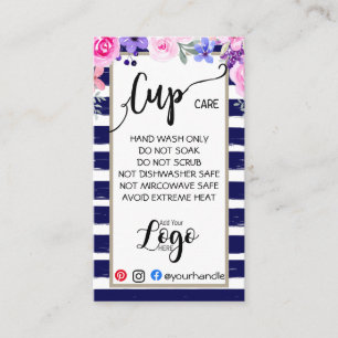 AJOUTEZ VOTRE LOGO Tasse CARTES DE SOINS vinyle af