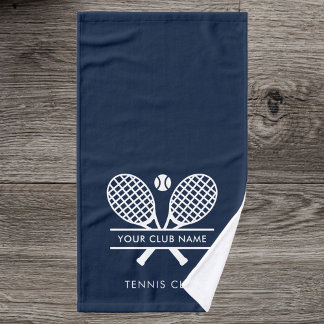 Ajoutez Votre Nom de Club Équipe de Tennis Bleu Ma
