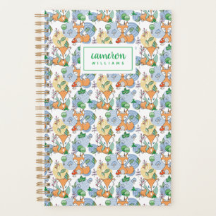 Ajoutez votre nom Motif Little Fox mignon