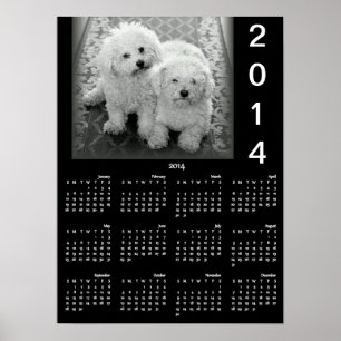 Ajoutez votre photo Calendrier Poster 2014