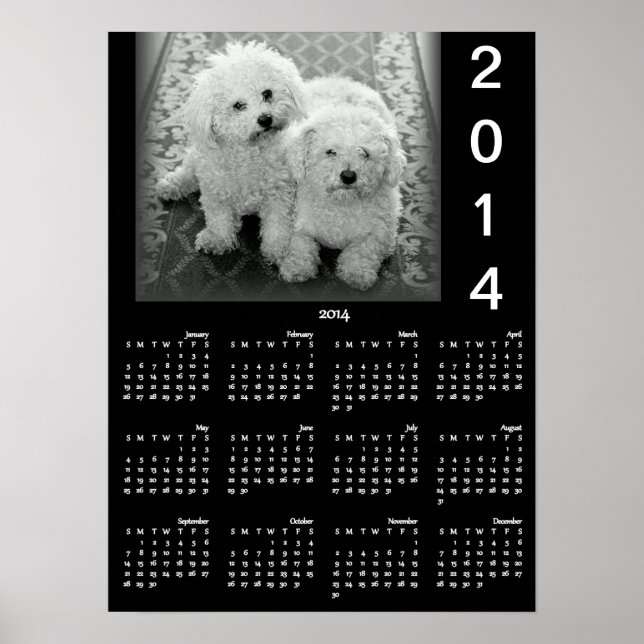 Ajoutez votre photo Calendrier Poster 2014 (Devant)