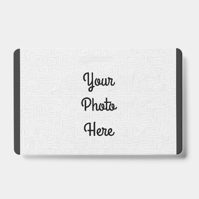 Ajoutez votre Photo/Design - Badge (Avant)