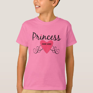Ajoutez votre princesse nommée T-shirt