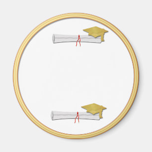 Ajoutez votre propre aimant d'obtention du diplôm