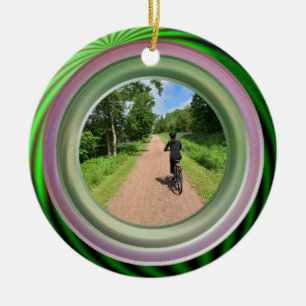 Ajoutez votre propre ornement en céramique photo