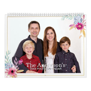 Ajoutez Votre Propre Photo 2 Page Grand Calendrier