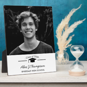 Ajoutez votre propre plaque photo de graduation
